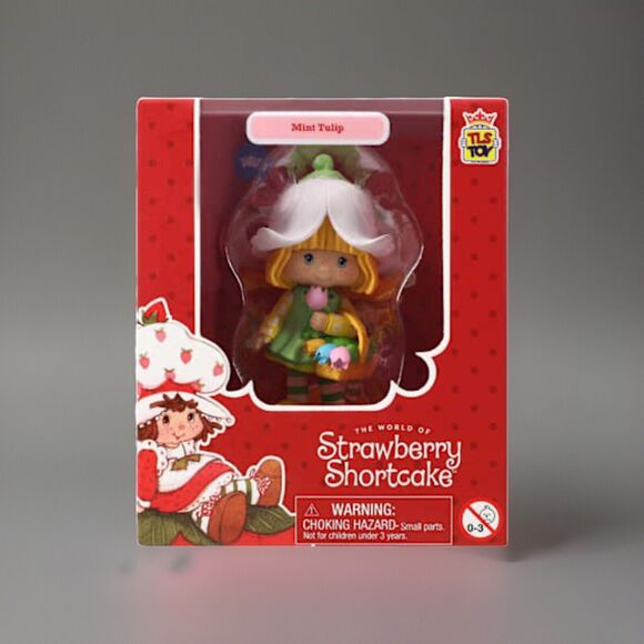 🔥The World Of Strawberry Shortcake Mint Tulip Mini Figure CheeBee TLS BNWT💥 - Picture 1 of 4